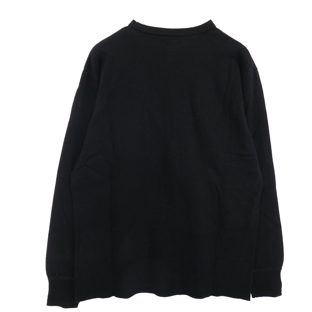 TENDERLOIN テンダーロイン T-CREW SOLID クルーネック 長袖Tシャツ ブラック ブラック系 M【美品】【中古】