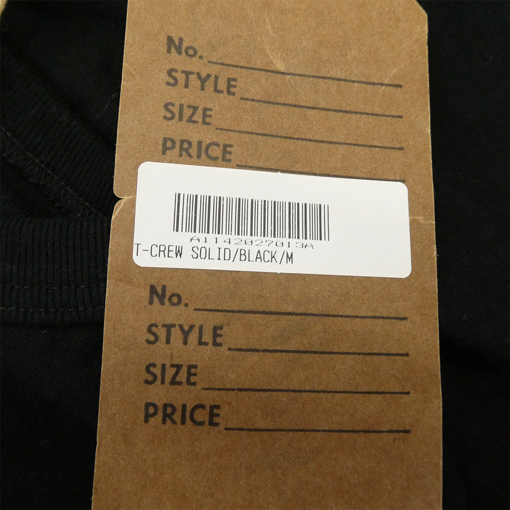 TENDERLOIN テンダーロイン T-CREW SOLID クルーネック 長袖Tシャツ ブラック ブラック系 M【美品】【中古】