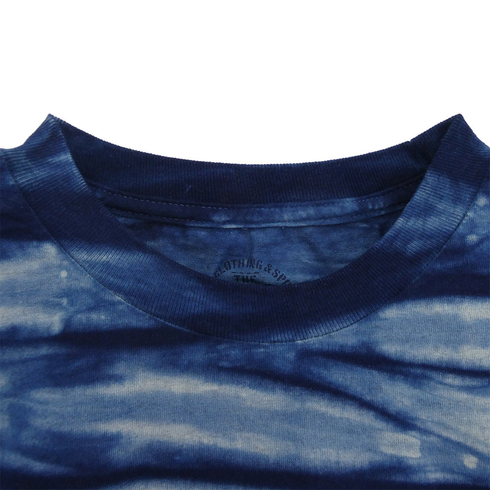 TENDERLOIN テンダーロイン T-TEE TIE DYE インディゴ タイダイ ポケット 半袖Tシャツ ブルー系 M【美品】【中古】
