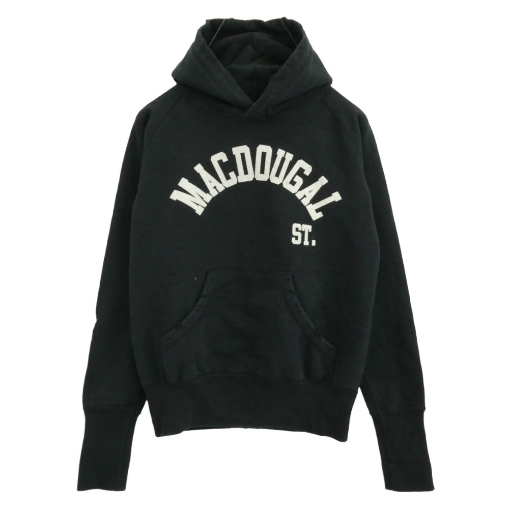 TMT ティーエムティー ビッグホリデー MACDOUGAL プリント パーカー フーディー ブラック系 M【中古】