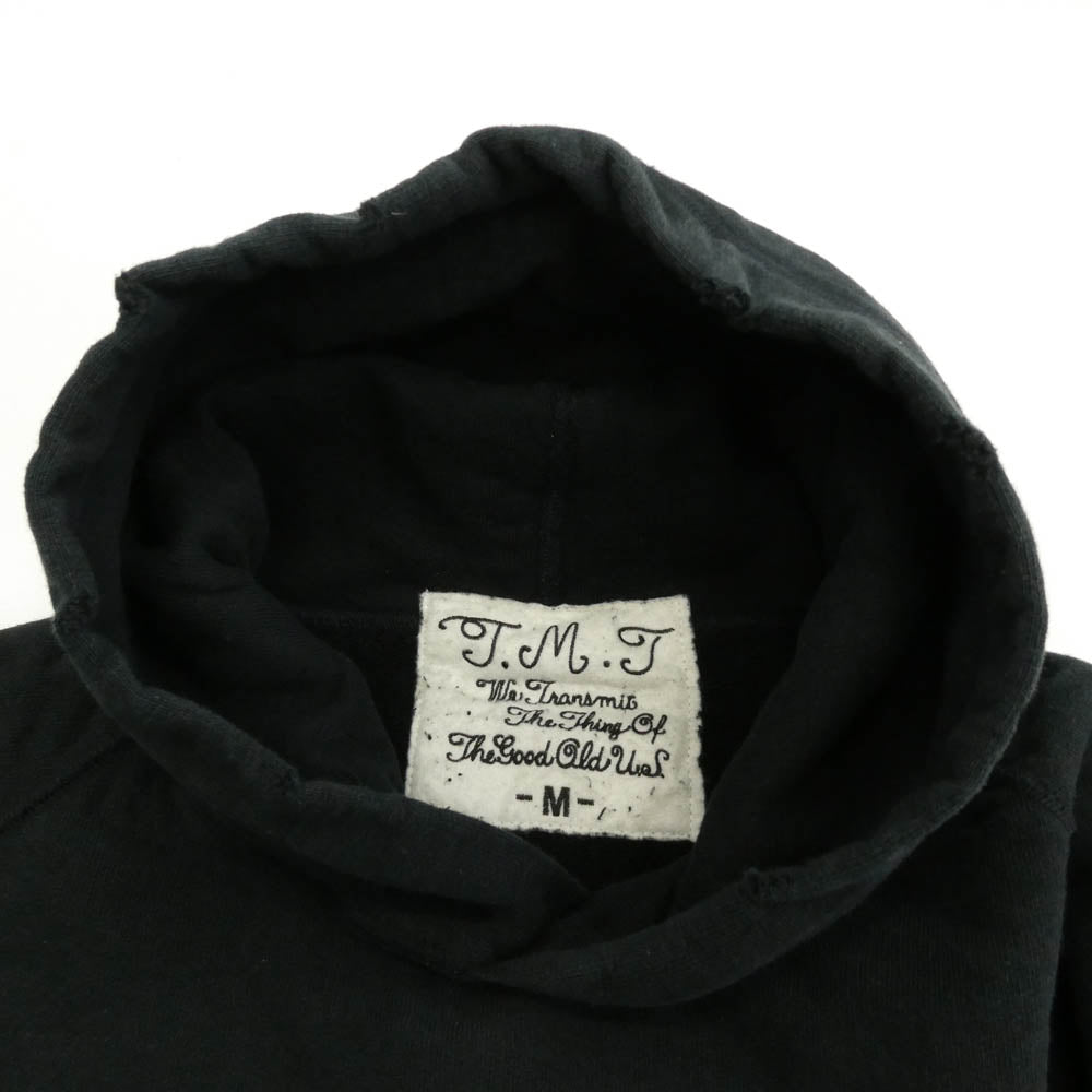 TMT ティーエムティー ビッグホリデー MACDOUGAL プリント パーカー フーディー ブラック系 M【中古】