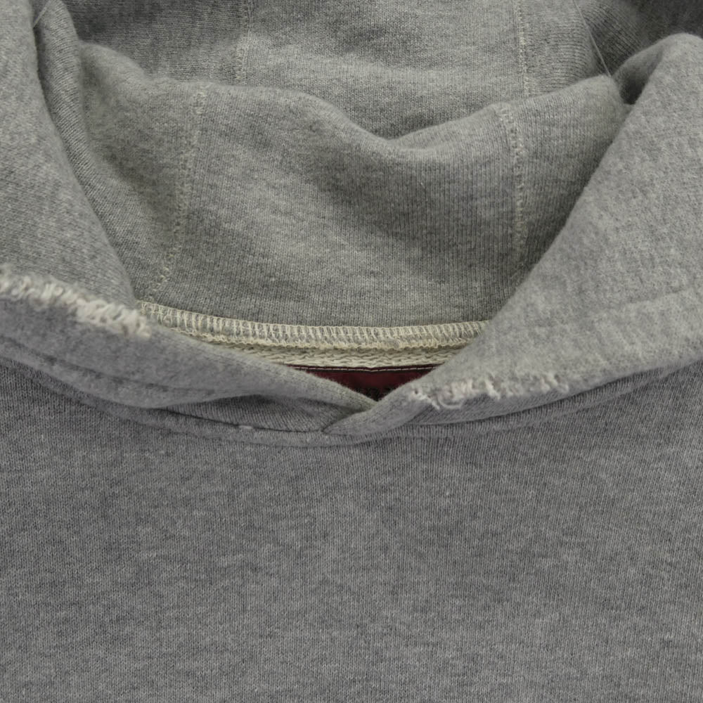 TMT ティーエムティー BIGHOLIDAY ビッグホリデー YOURS プリント ダメージ加工 フーディー パーカー グレー系 M【中古】