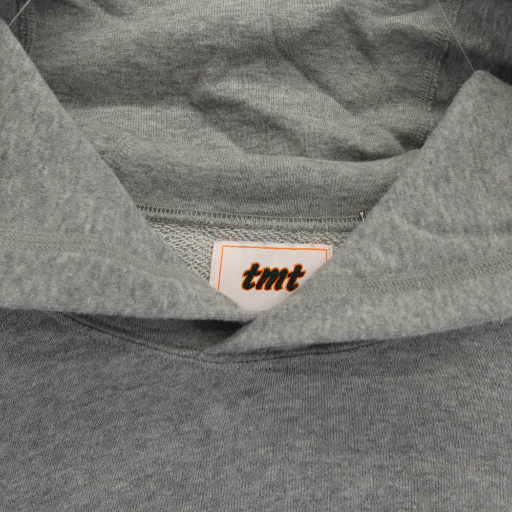 TMT ティーエムティー TSW-S1305 SURFIN TMT プリント プルオーバー スウェット パーカー フーディー グレー系 M【美品】【中古】