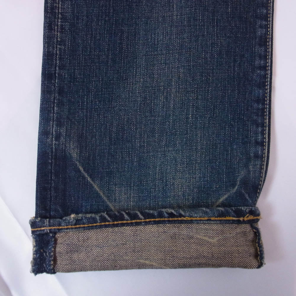 HYSTERIC GLAMOUR ヒステリックグラマー 4AP-2352 ダメージ加工 スタッズ デニム パンツ インディゴブルー系 30【中古】