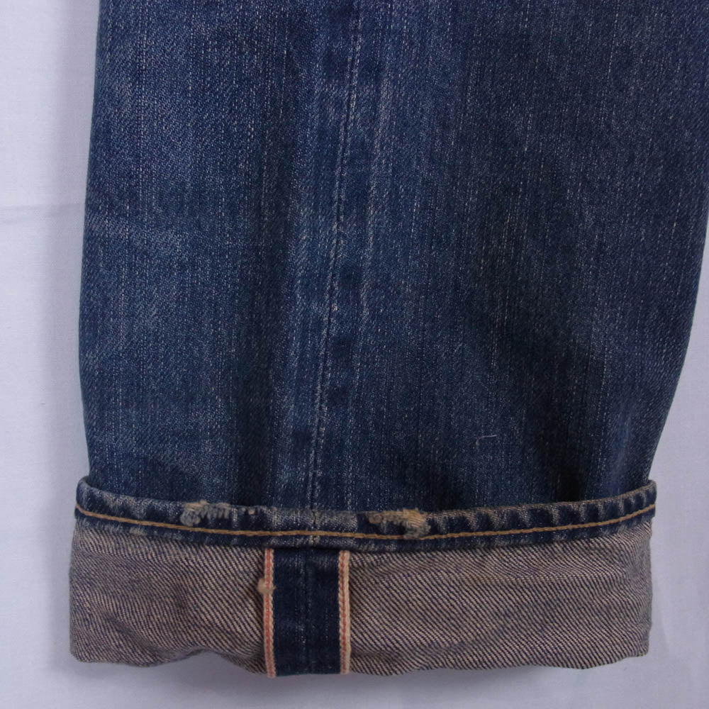 HYSTERIC GLAMOUR ヒステリックグラマー 4AP-2683 ダメージ加工 スタッズ デニム パンツ インディゴブルー系 32【中古】