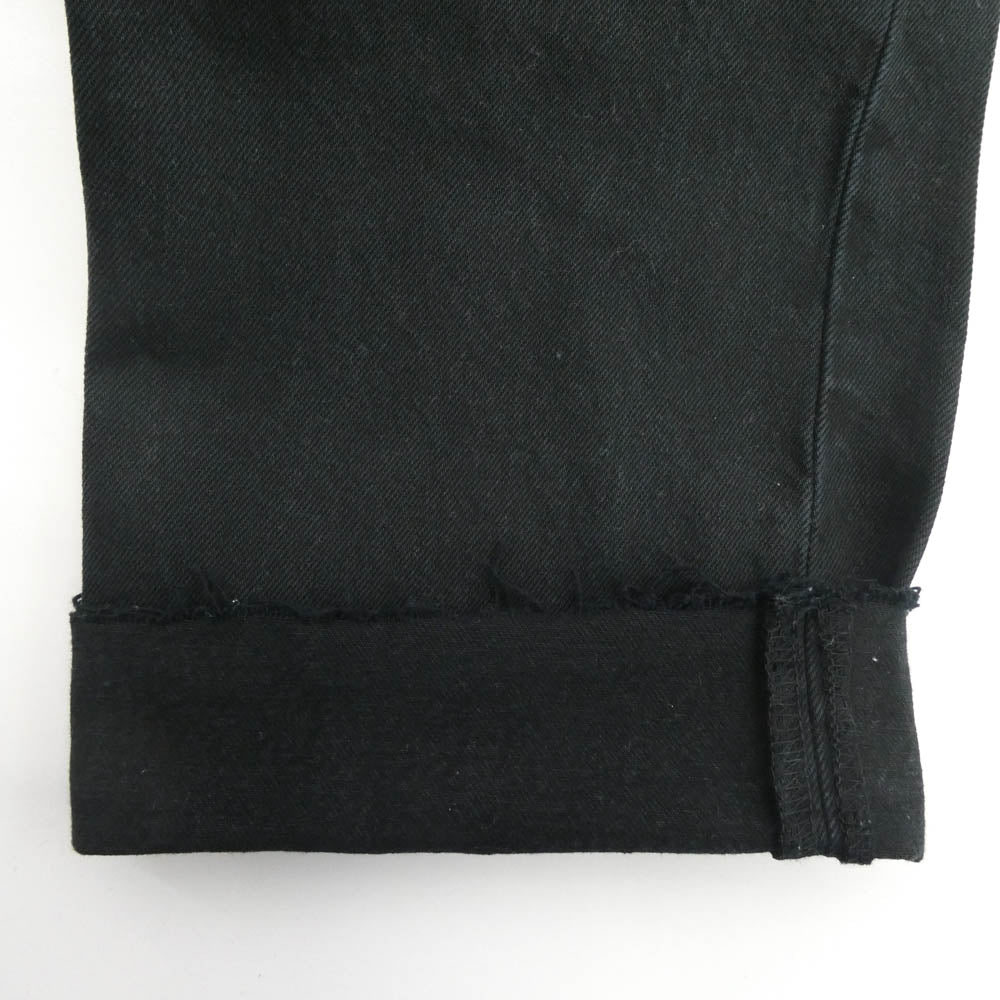 Levi's リーバイス USA製 ボタン裏552 501 カットオフ ブラック デニム パンツ ブラック系 W-36 L-34【中古】