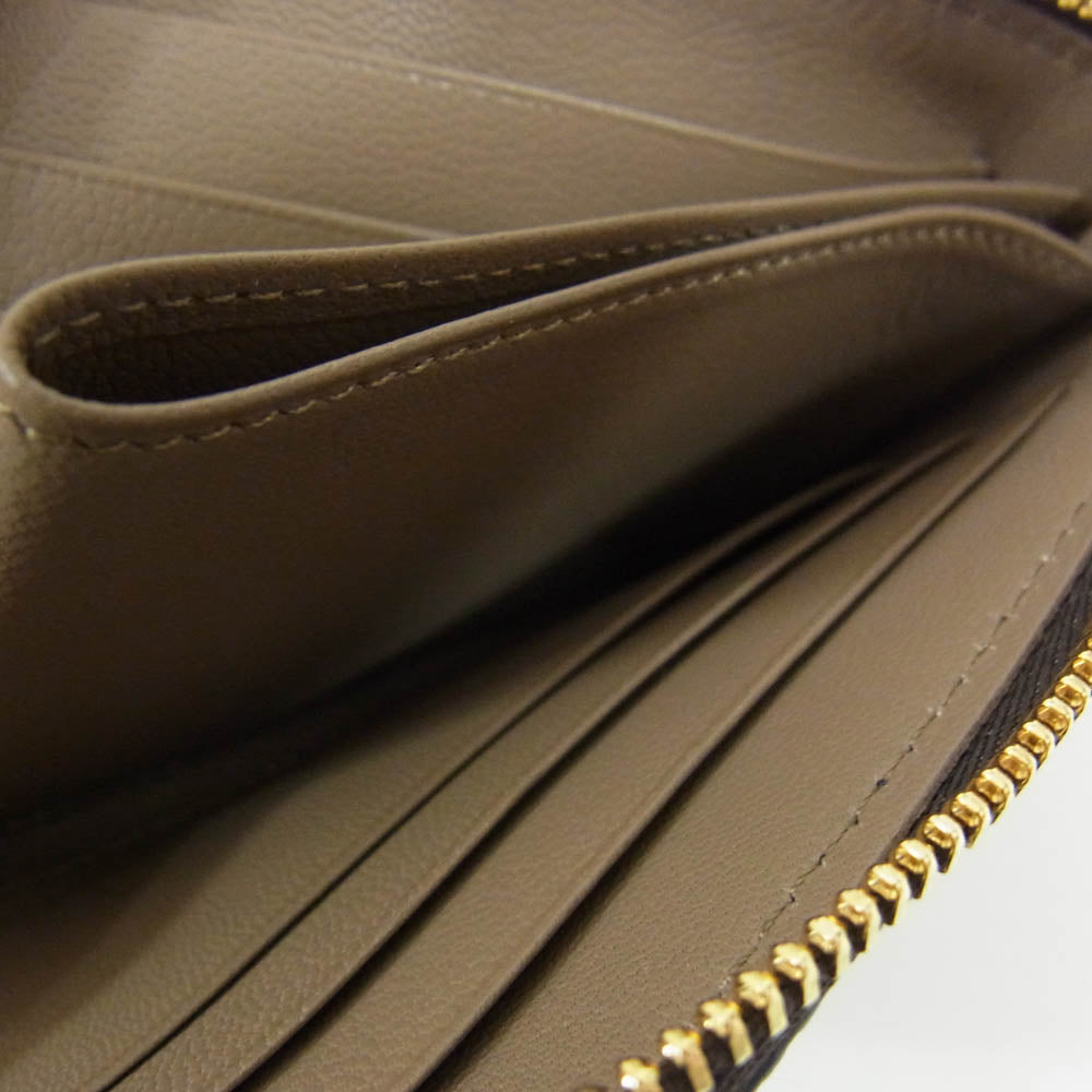 オオバセイホウ 0051-3GMS Lジップ札入れ マルチケース ジャーマン・シュリンク ブラック系【極上美品】【中古】