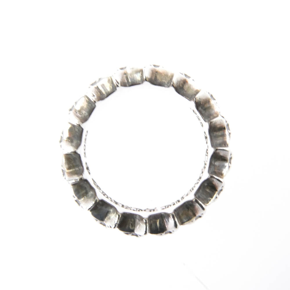 CHROME HEARTS クロムハーツ（原本無） 購入レシート付属 TINY 5PT STARBAND タイニー 5ポイント スターバンド リング シルバー系 12号【中古】