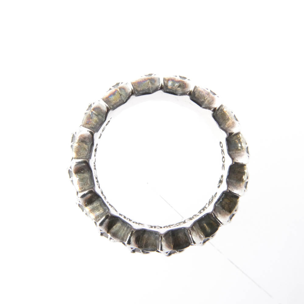 CHROME HEARTS クロムハーツ（原本無） 購入レシート付属 TINY 5PT STARBAND タイニー 5ポイント スターバンド リング シルバー系 12号【中古】