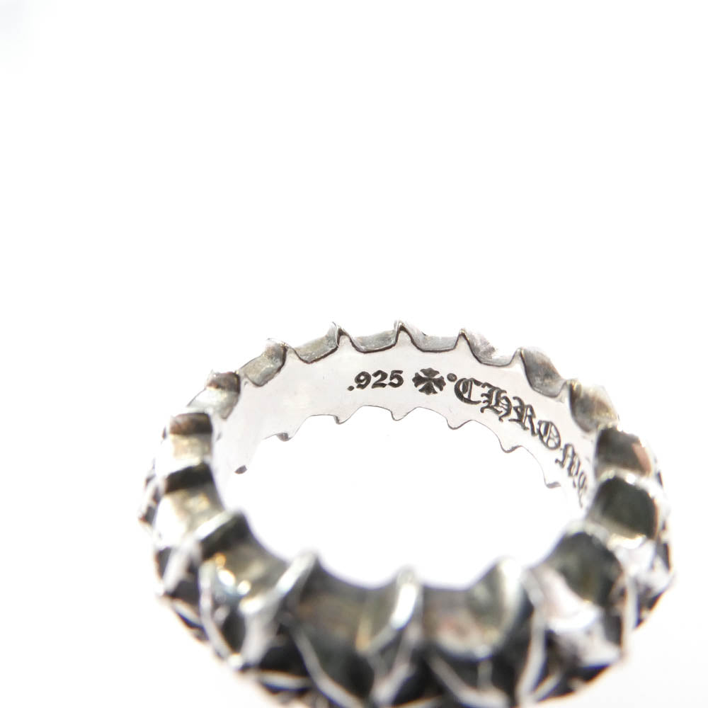 CHROME HEARTS クロムハーツ（原本無） 購入レシート付属 TINY 5PT STARBAND タイニー 5ポイント スターバンド リング シルバー系 12号【中古】