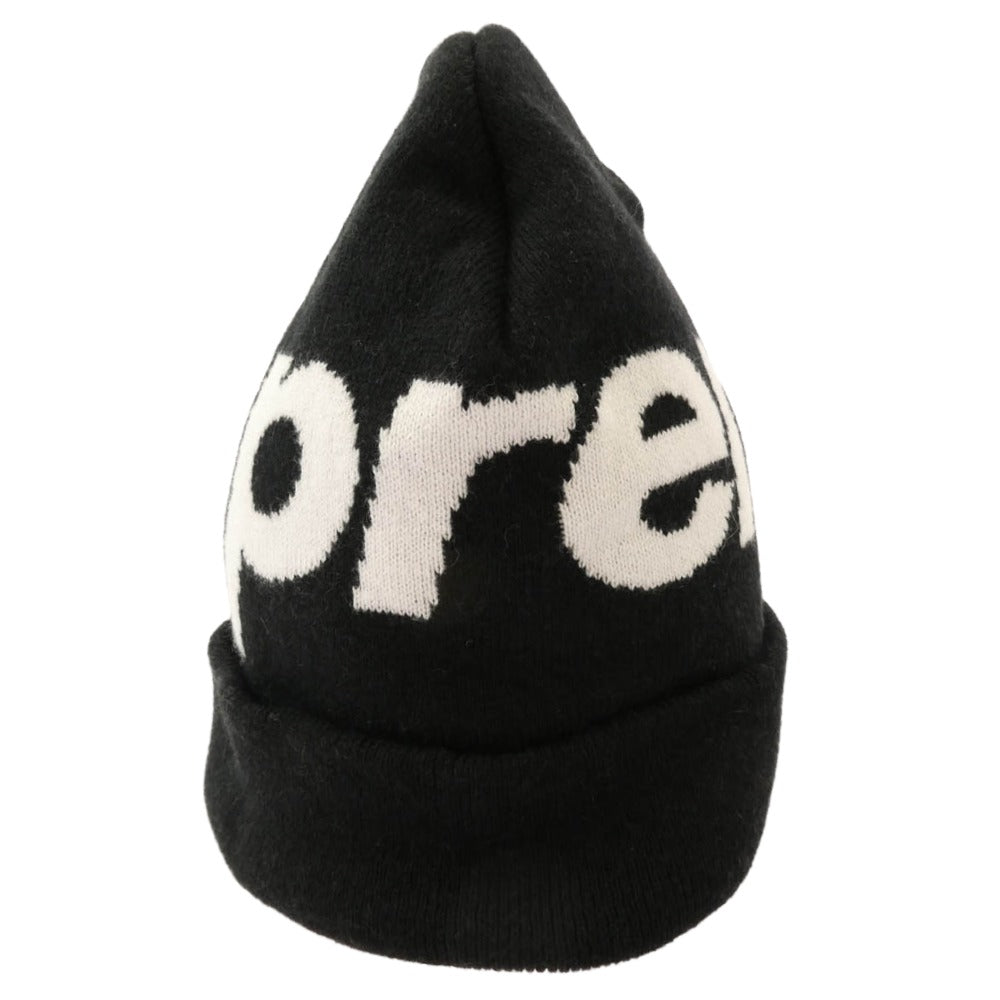Supreme シュプリーム 23AW Big Logo Beanie ビッグ ロゴ ビーニー ブラック系 one size【中古】