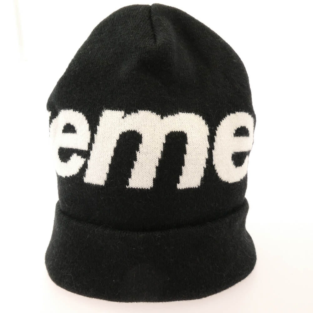 Supreme シュプリーム 23AW Big Logo Beanie ビッグ ロゴ ビーニー ブラック系 one size【中古】
