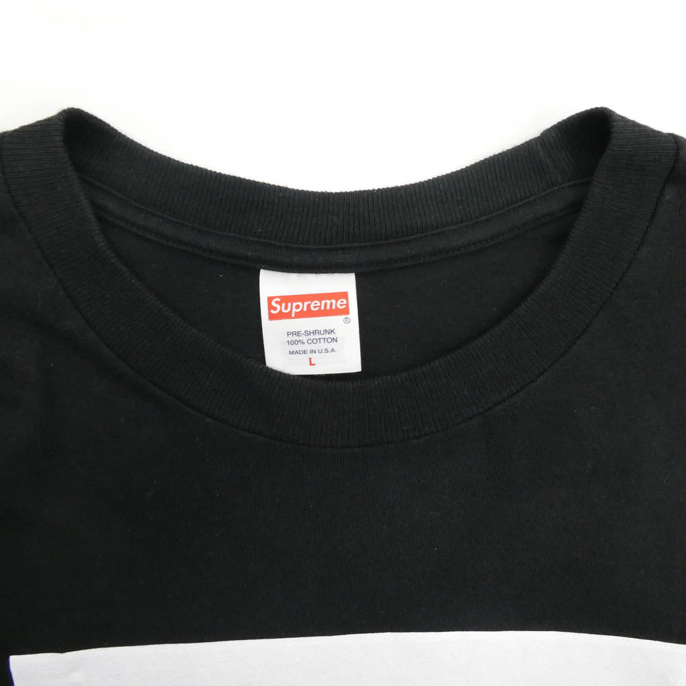 Supreme シュプリーム 22AW ndre 3000 Tee アンドレ 3000 プリント クルーネック 半袖Tシャツ ブラック系 L【中古】