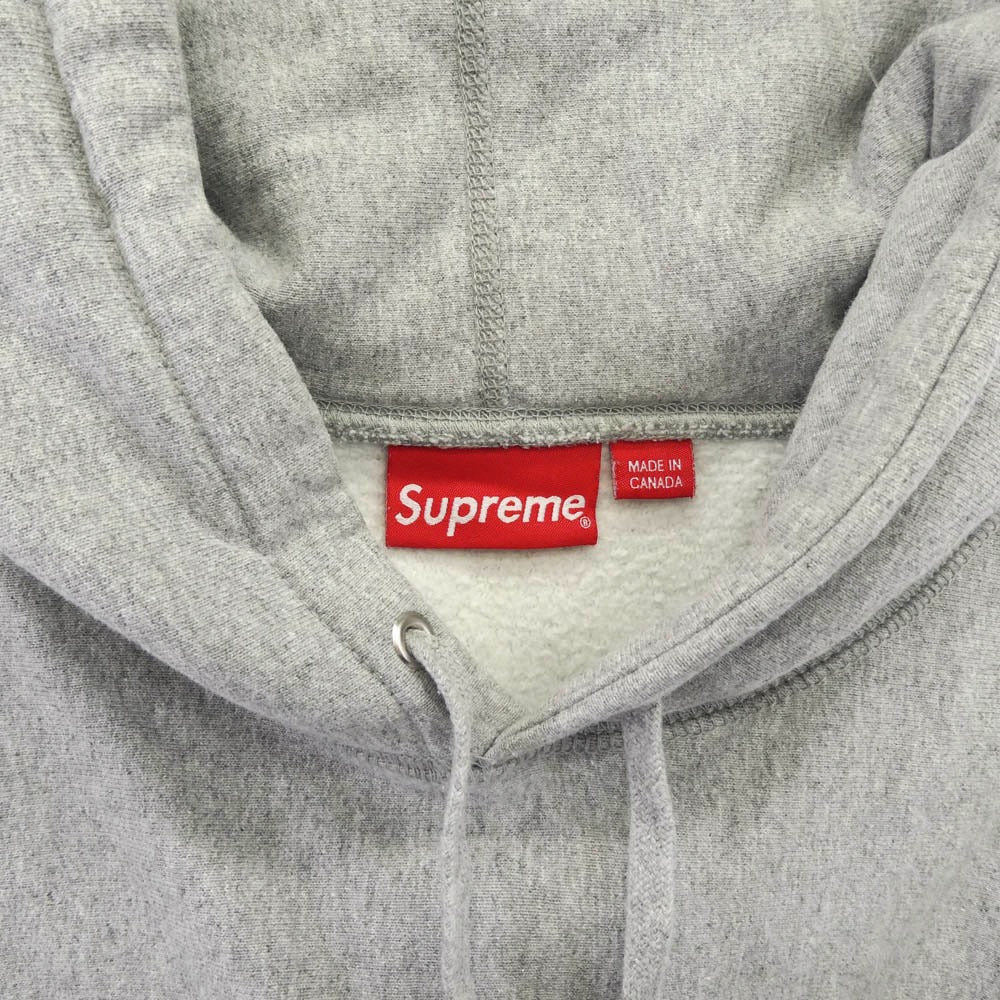 Supreme シュプリーム 20AW Cross Box Logo Hooded Sweatshirt クロス ボックス ロゴ フーデッド スウェットシャツ グレー系 XL【中古】