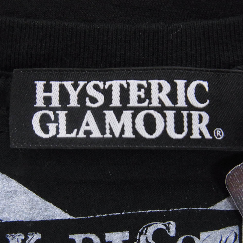 HYSTERIC GLAMOUR ヒステリックグラマー 4CT-5461 Kurt Cobain カートコバーン プリント Tシャツ ブラック系 S【極上美品】【中古】