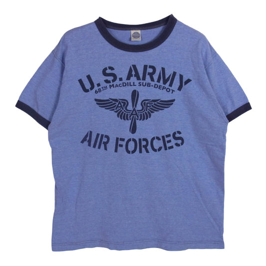 TOY'S McCOY トイズマッコイ US,ARMY リンガー 半袖 tシャツ パープル系 L【中古】