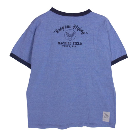 TOY'S McCOY トイズマッコイ US,ARMY リンガー 半袖 tシャツ パープル系 L【中古】
