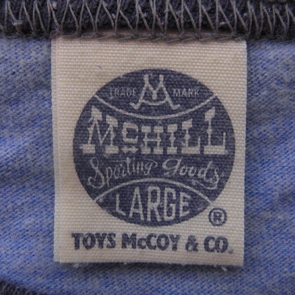 TOY'S McCOY トイズマッコイ US,ARMY リンガー 半袖 tシャツ パープル系 L【中古】