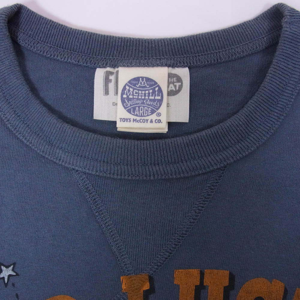 TOY'S McCOY トイズマッコイ FELIX THE CAT GOOD LUCK フィリックス ザ キャット 半袖 tシャツ チャコール系 L【中古】