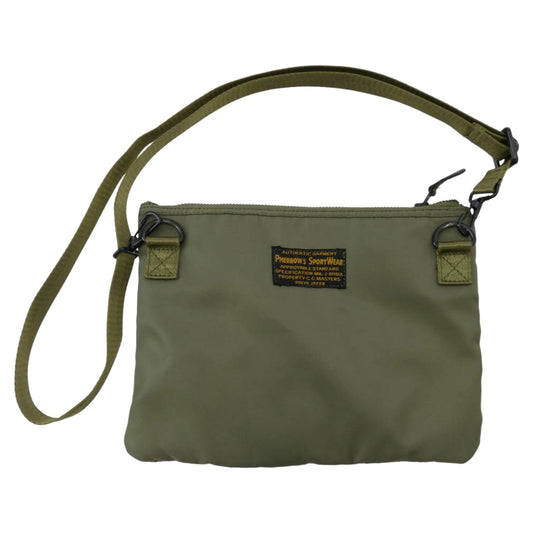 Pherrow's フェローズ U,S,AIR FORCE ミリタリー サコッシュ ショルダー バッグ モスグリーン系【中古】
