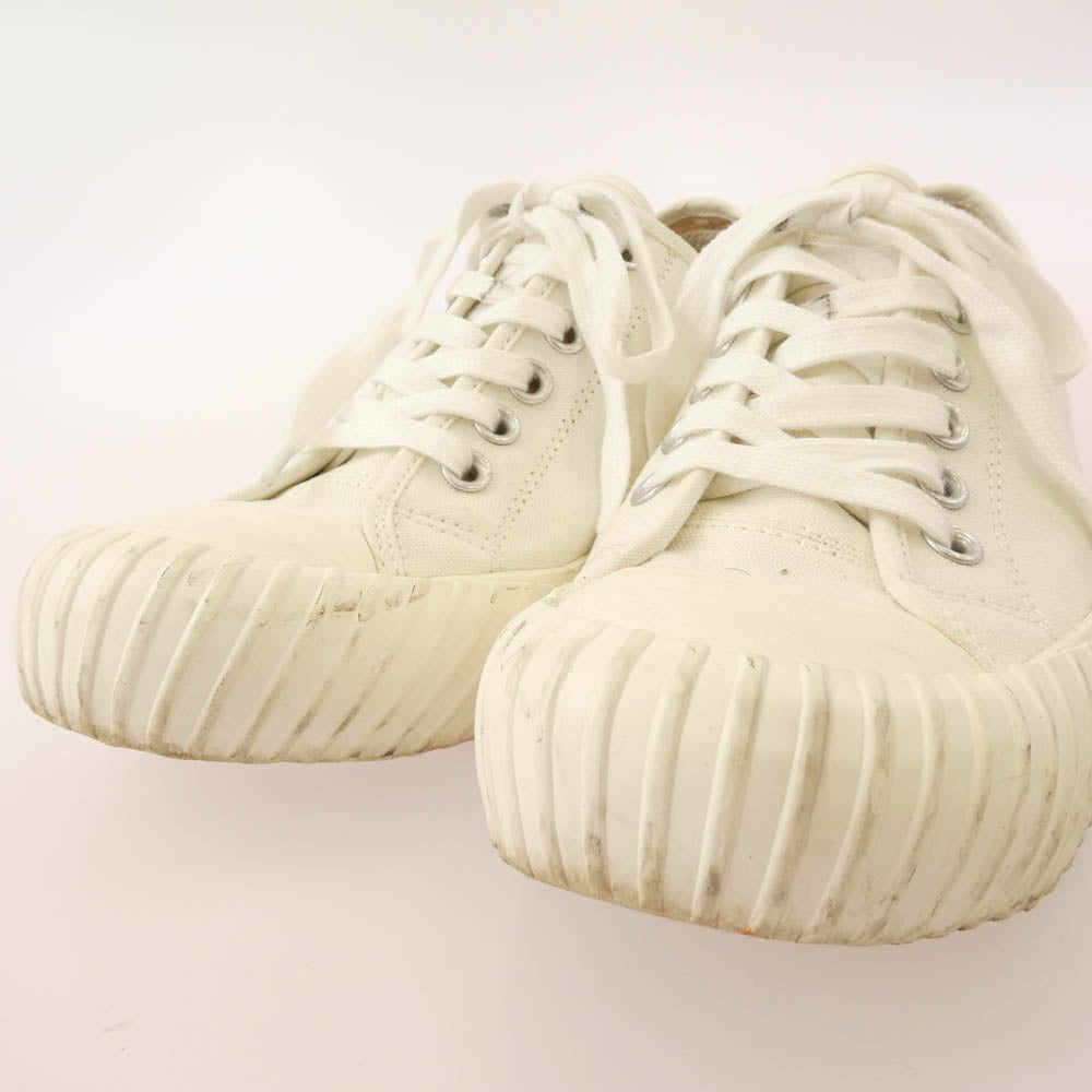 クッシュマン WWII LOW CUT CANVAS SNEAKERS ローカット スニーカー ホワイト系 8【中古】