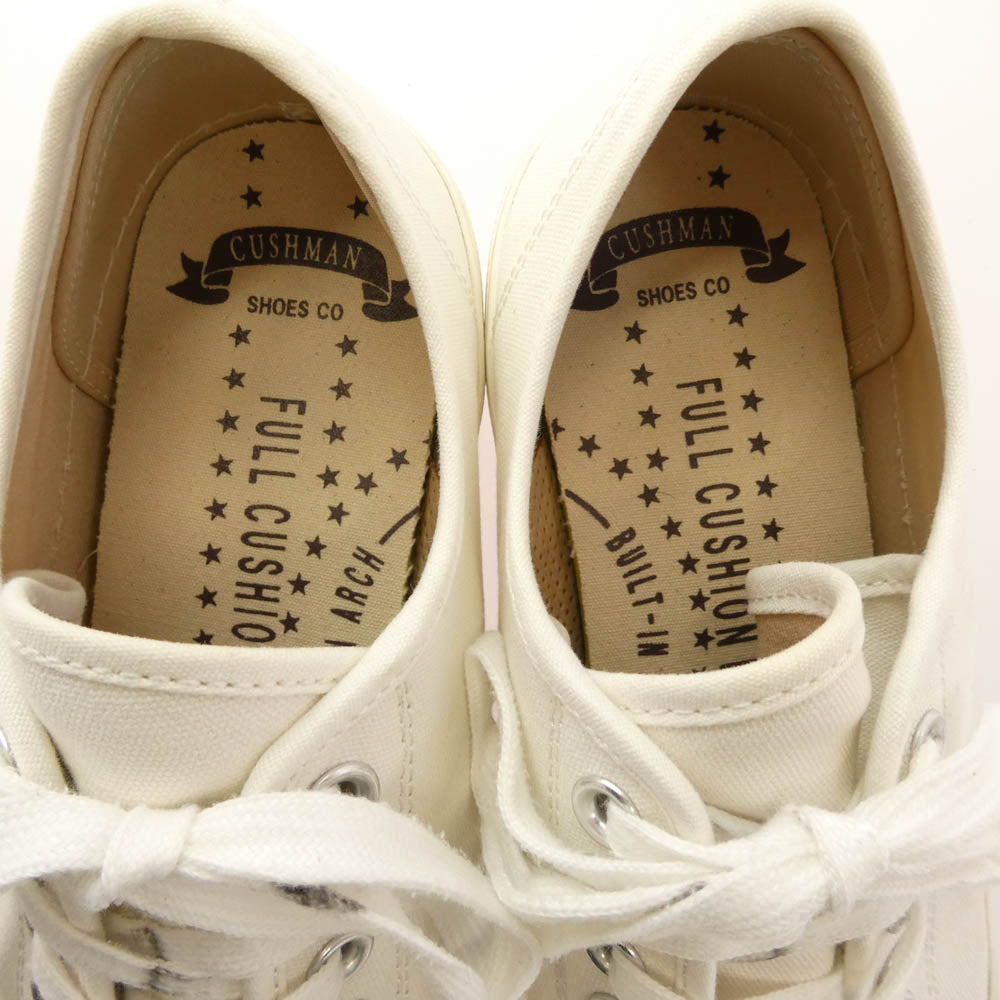 クッシュマン WWII LOW CUT CANVAS SNEAKERS ローカット スニーカー ホワイト系 8【中古】