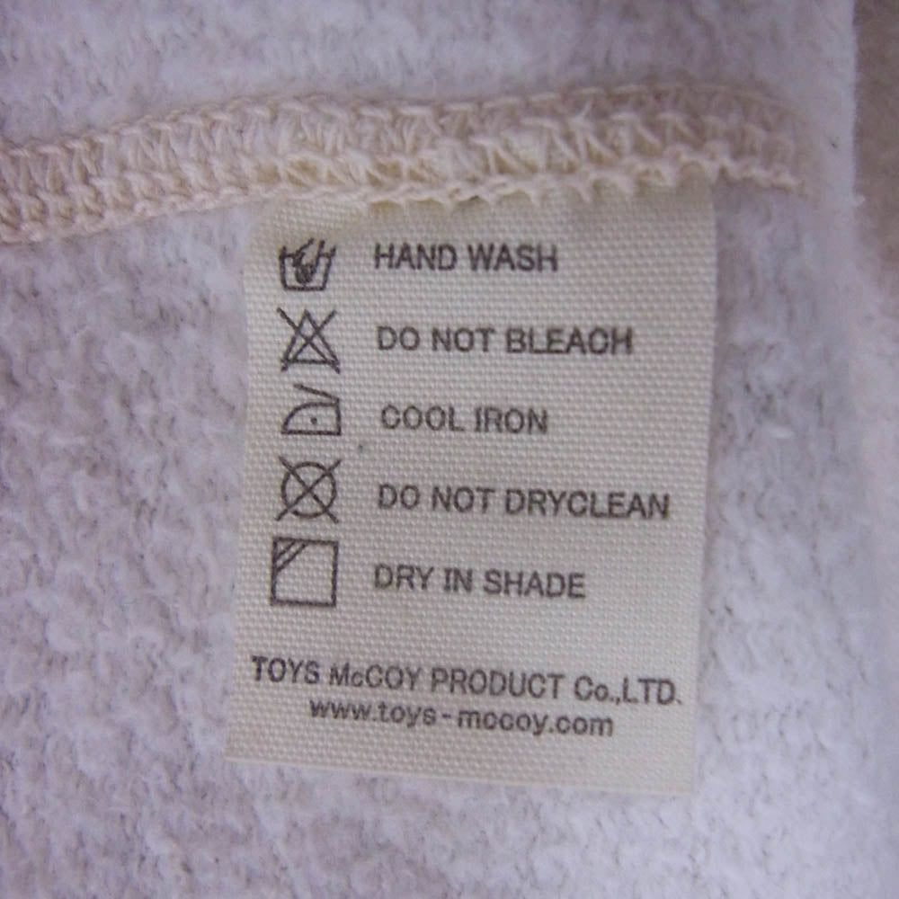 TOY'S McCOY トイズマッコイ FELIX THE CAT U.S.NAVY フィリックス ミリタリー ヘンリーネック ライトウェイト スウェット グレー系 40【中古】