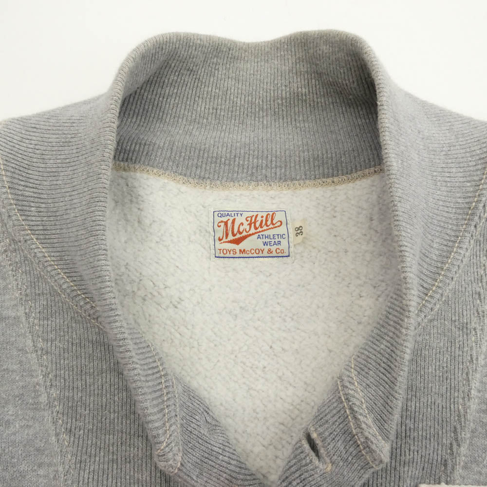 TOY'S McCOY トイズマッコイ ワーナー ブラザース ヘンリーネック スウェット トレーナー グレー グレー系 38【中古】