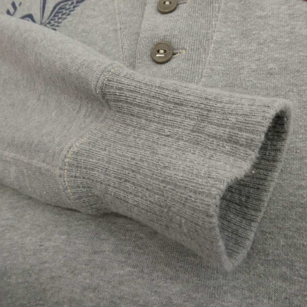 TOY'S McCOY トイズマッコイ ワーナー ブラザース ヘンリーネック スウェット トレーナー グレー グレー系 38【中古】