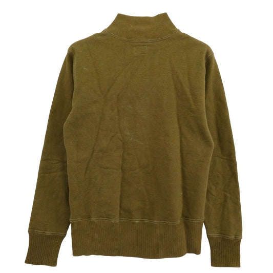 TOY'S McCOY トイズマッコイ ワーナー ブラザース ヘンリーネック スウェット トレーナー カーキ カーキ系 38【中古】