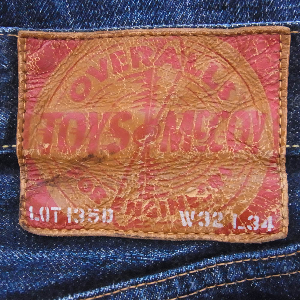 TOY'S McCOY トイズマッコイ LOT135D DENIM デニム パンツ インディゴブルー系 W32/L34【中古】