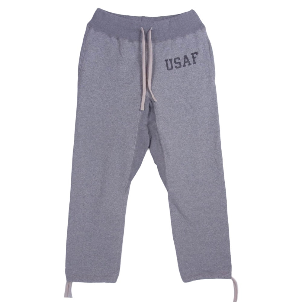 TOY'S McCOY トイズマッコイ TMC2565 MILITARY HEAVYWEIGHT SWEAT PANTS USAF ミリタリー ヘビー ウェイト スウェット パンツ グレー系 M【中古】