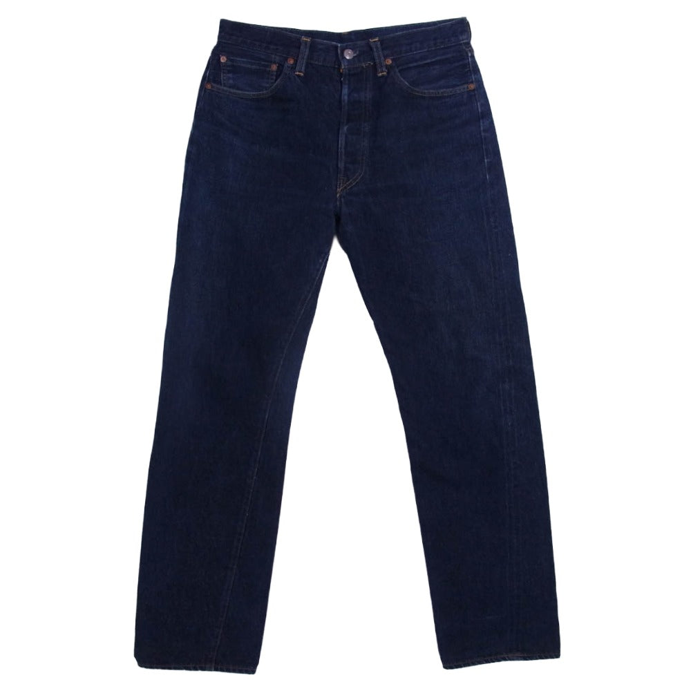Levi's リーバイス USA製 90s 501XX BIGE ボタン裏555 バレンシア工場 デニム パンツ インディゴブルー系 W33/L36【中古】