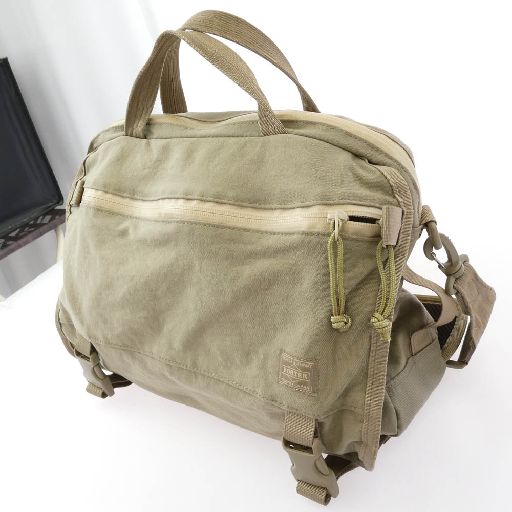 PORTER ポーター 568-08174 KLUNKERZ クランカーズ ショルダーバッグ ベージュ系【中古】