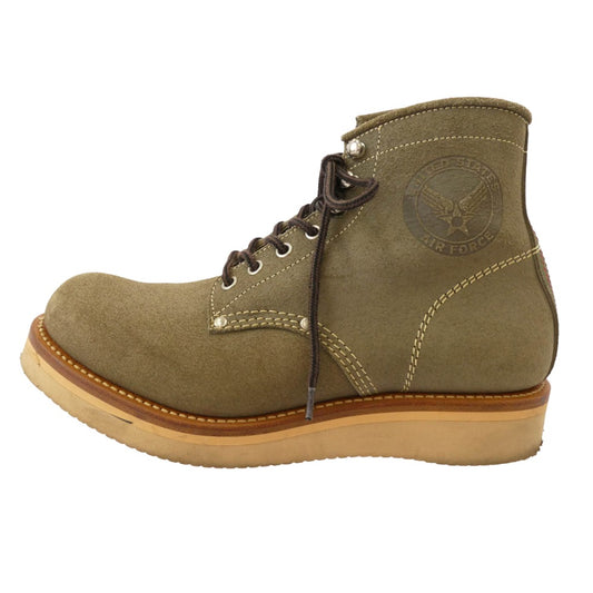 TOY'S McCOY トイズマッコイ WORK BOOTS IRONCLAD スエード ワークブーツ モスグリーン系 9E【中古】