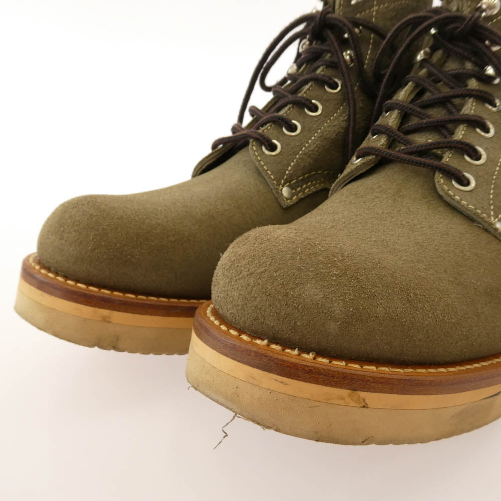 TOY'S McCOY トイズマッコイ WORK BOOTS IRONCLAD スエード ワークブーツ モスグリーン系 9E【中古】