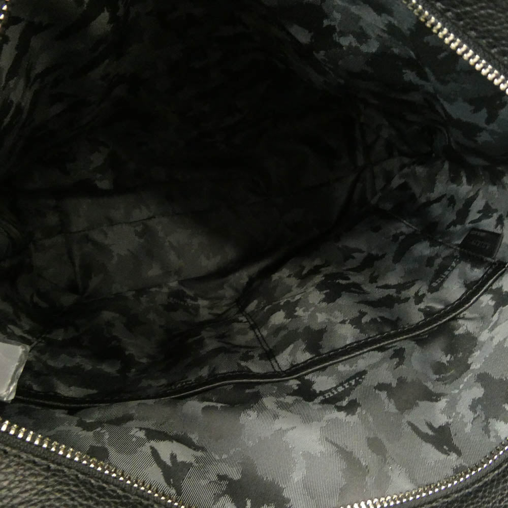 aniary アニアリ 07-02012 Shrink Leather シュリンクレザー ビジネストート BLACK ブラック系【極上美品】【中古】