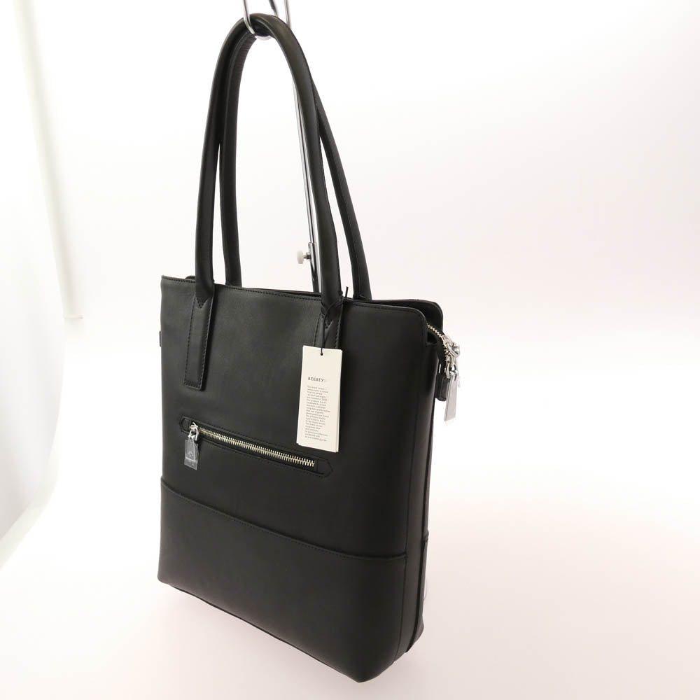 aniary アニアリ 36-02000 Artisan Leather ビジネストート ブラック系【極上美品】【中古】