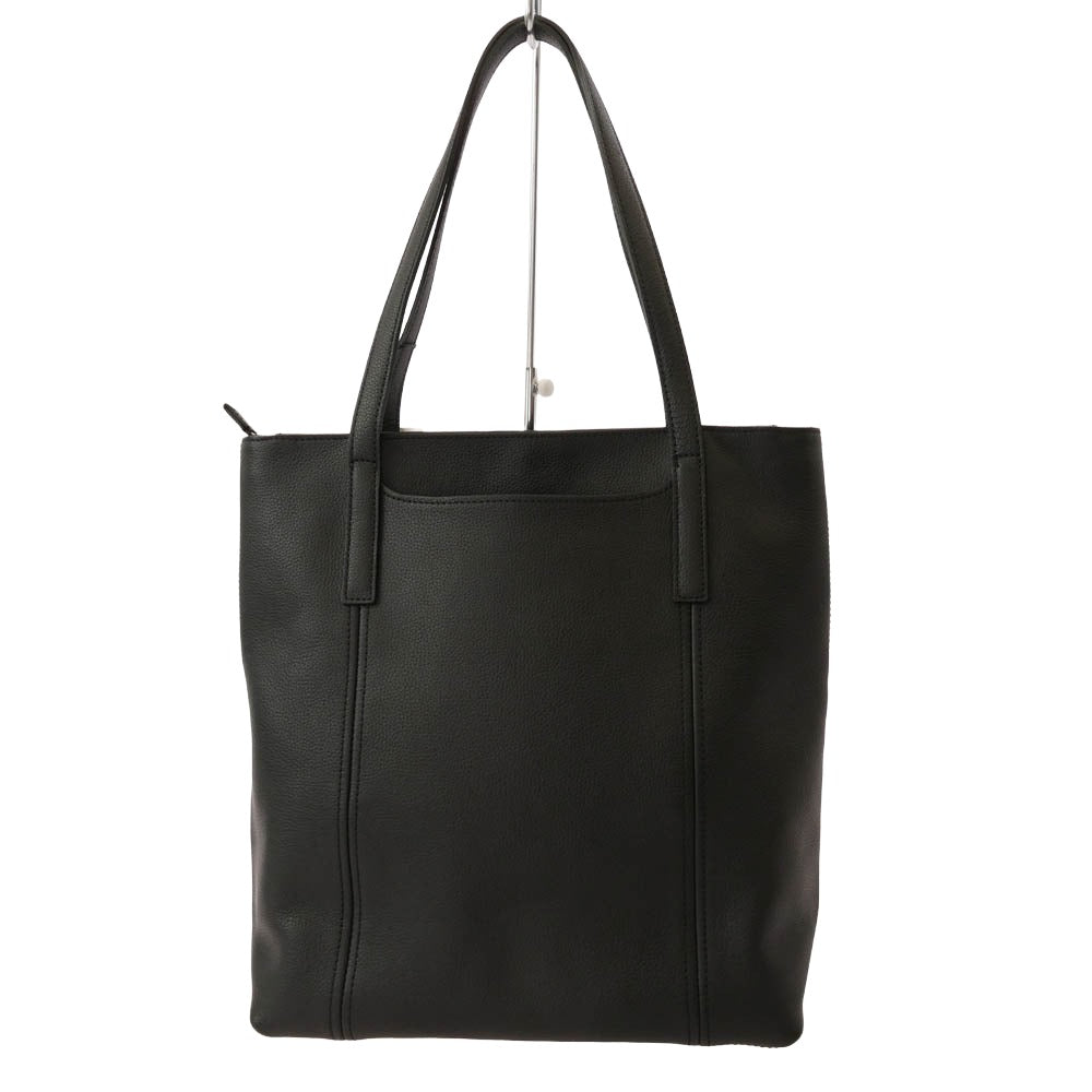 aniary アニアリ 07-02012 Shrink Leather ビジネストート シュリンクレザー ブラック系【極上美品】【中古】
