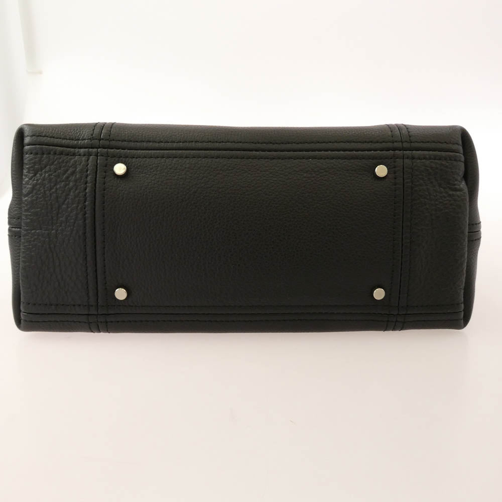 aniary アニアリ 07-02012 Shrink Leather ビジネストート シュリンクレザー ブラック系【極上美品】【中古】
