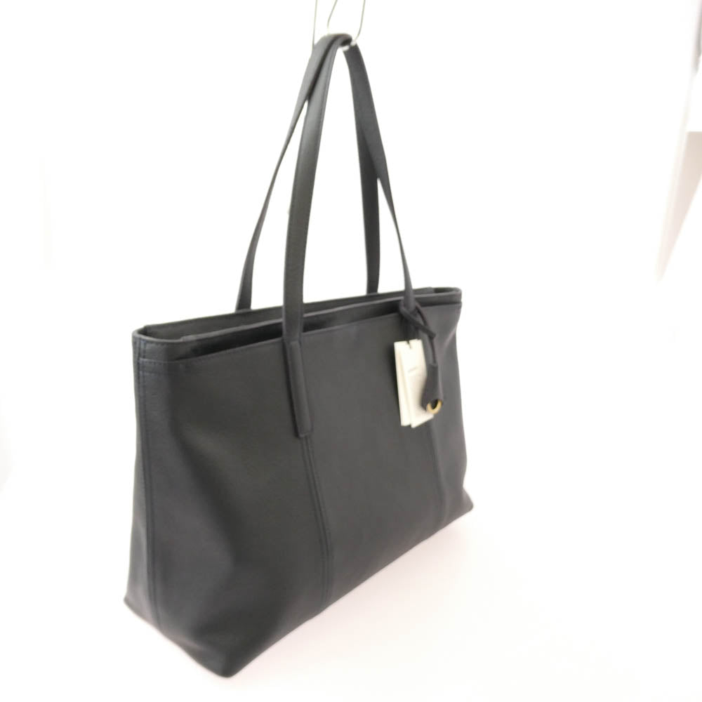 aniary アニアリ 07-02011 Shrink Leather シュリンクレザー ビジネストート NAVY ネイビー系【極上美品】【中古】