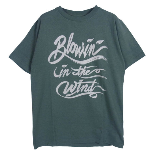 STANDARD CALIFORNIA スタンダードカリフォルニア SD BLOWIN' IN THE WIND Tシャツ モスグリーン系 S【新古品】【未使用】【中古】