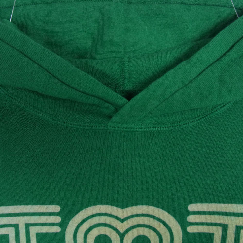 TMT ティーエムティー THP-S12SP01 TMT BIG HOLIDAY プリント スウェット パーカー グリーン系 M【極上美品】【中古】