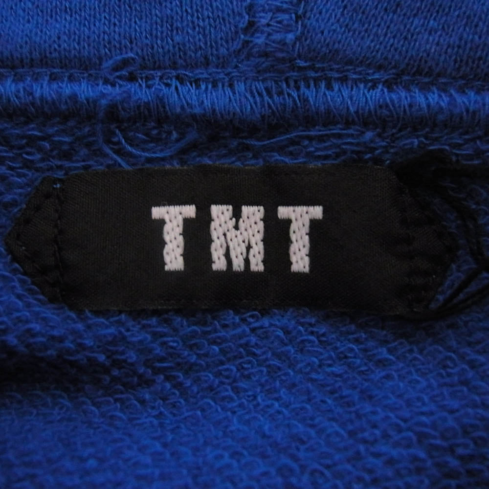 TMT ティーエムティー TSW-S17SP01 buy buy baby プリント スウェット パーカー ブルー系 M【極上美品】【中古】