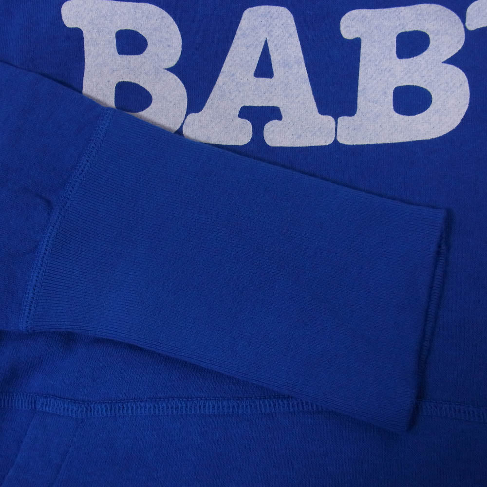 TMT ティーエムティー TSW-S17SP01 buy buy baby プリント スウェット パーカー ブルー系 M【極上美品】【中古】