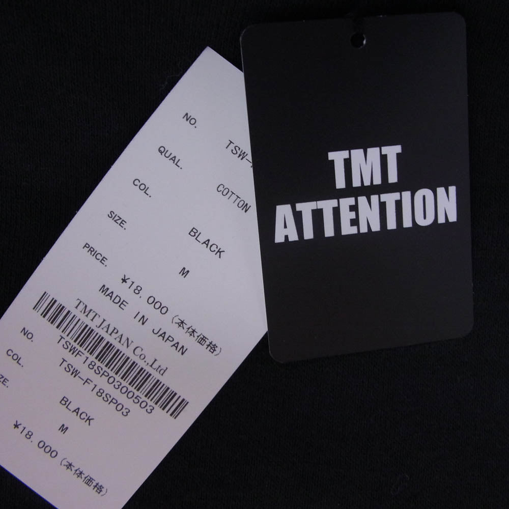 TMT ティーエムティー TSW-F18SP03 TRIPLE STARS プリント スウェット パーカー ブラック系 M【極上美品】【中古】