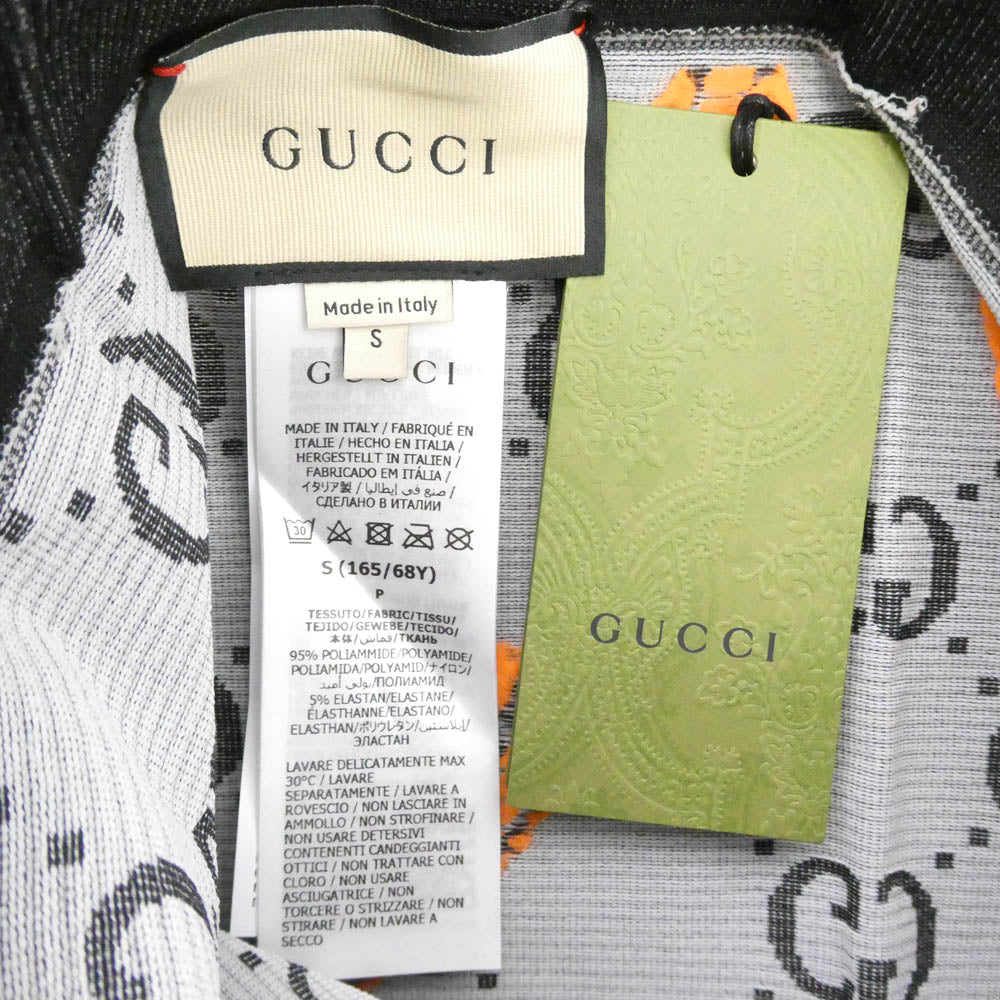 GUCCI グッチ 689203 XJEFV GG Jersey Jacquard Leggings ジャージー ジャカード レギンス パンツ Sサイズ ブラック系 S【新古品】【未使用】【中古】
