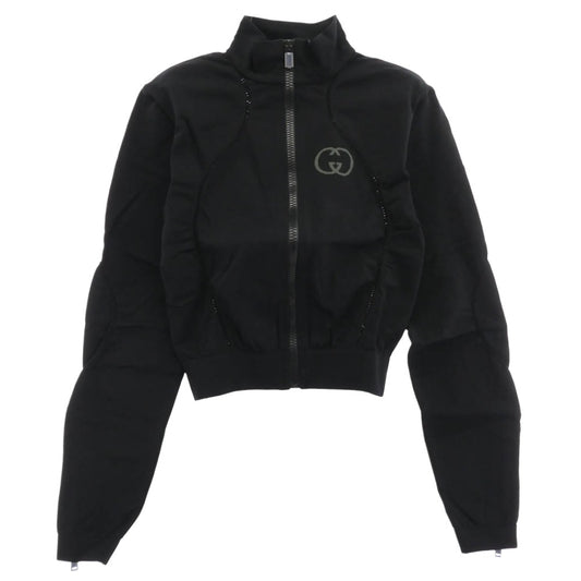 GUCCI グッチ 716747 XJETV Seamless Jersey Zip Jacket シームレス ジャージー ジップ ジャケット ブラック系 M【新古品】【未使用】【中古】