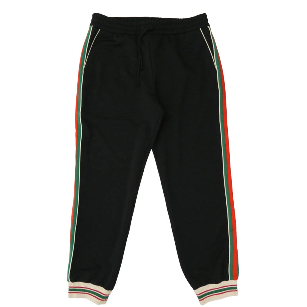 GUCCI グッチ 21AW 663569 XJDE9 GG Jacquard Jersey Jogging Trousers ジャカード ジャージー ジョギング トラウザー パンツ ブラック系 XXXL【新古品】【未使用】【中古】