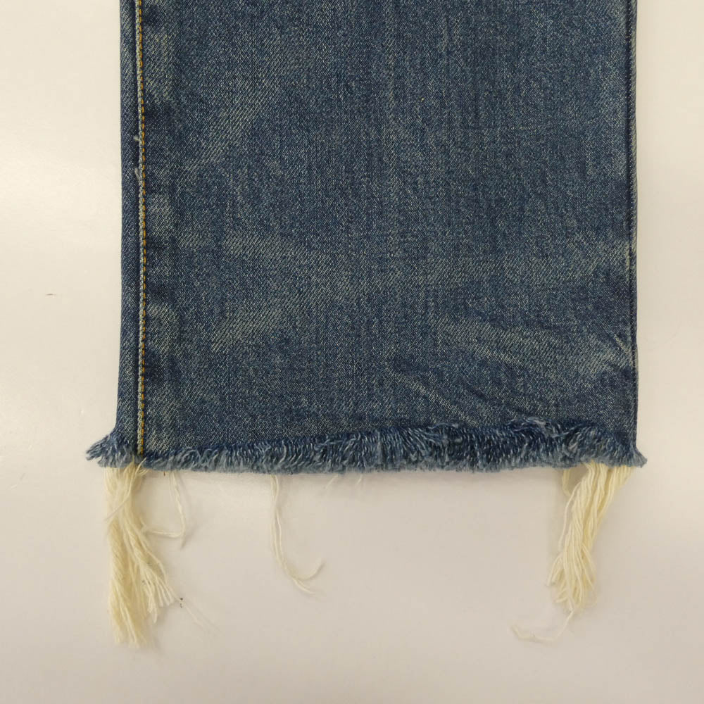 GUCCI グッチ 760651 XDCPN スカーフ ディテール付き デニム パンツ ブルー系 34【新古品】【未使用】【中古】